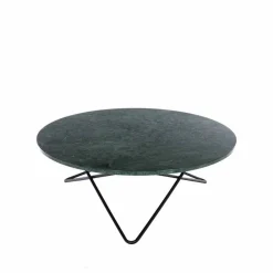 Outlet OX Denmarq Large O Table soffbord marmor indio svartlack stativ