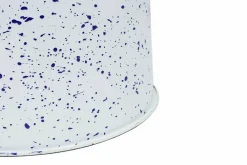 Hem Last pall Ø32x44 cm White-blue splatter