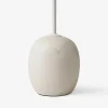 &Tradition Lato bord LN8 Lacquered oak-Crema diva marble