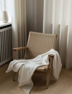 Elvang Denmark Lavender pläd 130x180 cm Ivory