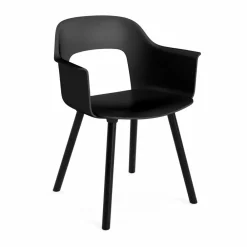 HAY Layout Armchair 221 karmstol Black-svartlackerad ek