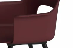HAY Layout Armchair 221 karmstol Bordeaux-svartlackerad ek