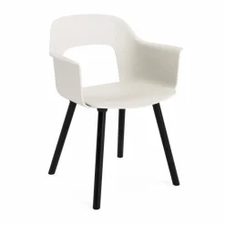 Outlet HAY Layout Armchair 221 karmstol Cream white-svartlackerad ek