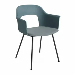 HAY Layout Armchair 213 karmstol Mode 045-ocean-svartlackerad stål