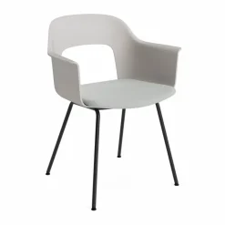HAY Layout Armchair 213 karmstol Naveli 113-sky grey-svartlackerad stål