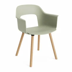 Hot HAY Layout Armchair 221 karmstol Pastel green-lackerad ek