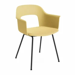 HAY Layout Armchair 213 karmstol Relate 431-biscotti-svartlackerad stål