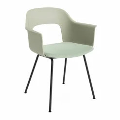 New HAY Layout Armchair 213 karmstol Relate 921-pastel green-svartlackerad stål