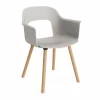 HAY Layout Armchair 221 karmstol Sky grey-lackerad ek