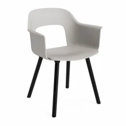 HAY Layout Armchair 221 karmstol Sky grey-svartlackerad ek