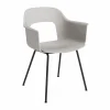 HAY Layout Armchair 211 karmstol Sky grey-svartlackerad stål