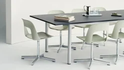 Sale HAY Layout Chair 131 stol Pastel green-polerad aluminium