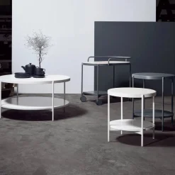 New SMD Design Lene rullvagn white mdf