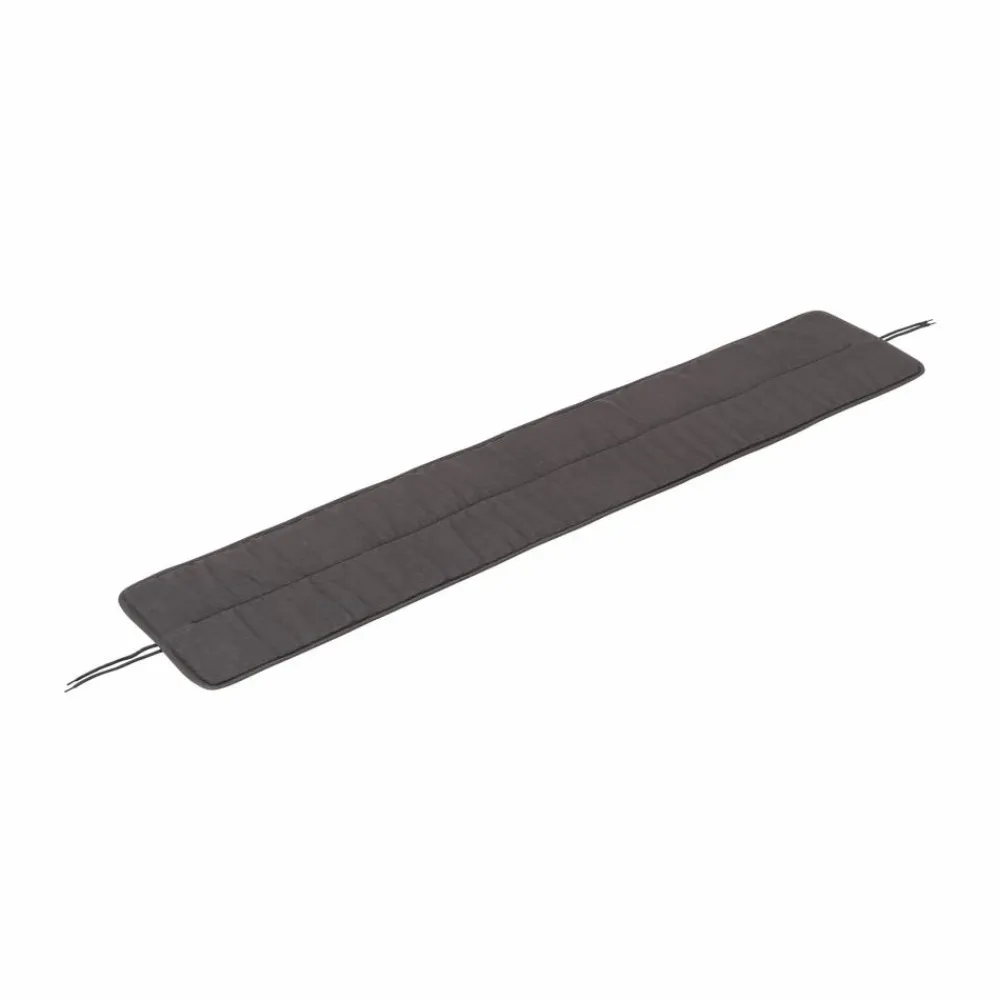 Muuto Linear steel bench pad 170x32 5 cm Twitell dark grey