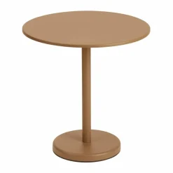 Outlet Muuto Linear Steel bord Ø70 cm Burnt orange