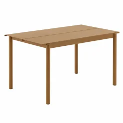 Muuto Linear Steel bord 140x75 cm Burnt orange