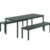 Muuto Linear Steel bord 200x75 cm Dark green