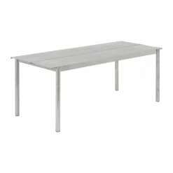 Muuto Linear Steel bord 200x75 cm Warm galvanized steel
