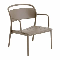 Best Muuto Linear Steel loungefåtölj Taupe