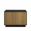 Clearance Englesson Line skänk walnut/black 2dörrar+1hylla sockel