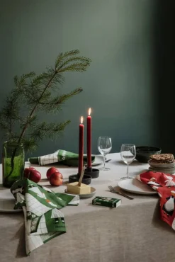 Outlet Almedahls Linne bordsduk 145x300 cm Natur