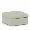 Sale 1898 Linnevik fotpall Luiza Beige 3981-vitoljad ek med kappa