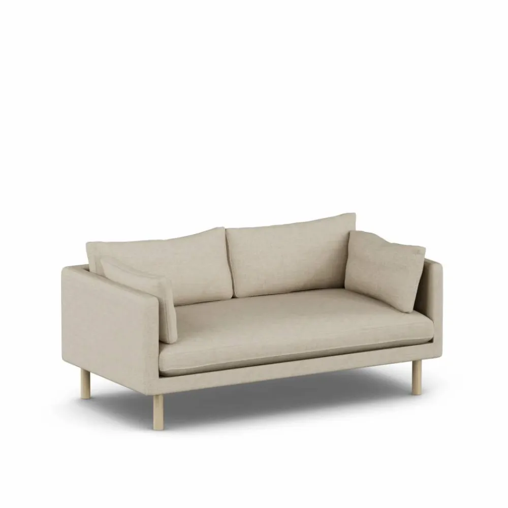 1898 Linnevik soffa Bern Beige 0341-vitoljad ek 2-sits