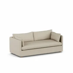 Outlet 1898 Linnevik soffa Bern Beige 0341-vitoljad ek 3-sits med kappa