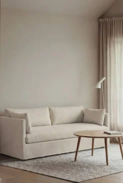 Clearance 1898 Linnevik soffa Oslo Nature 1540-vitoljad ek 3-sits med kappa