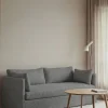 Outlet 1898 Linnevik soffa Same Blue 6678-vitoljad ek 2-sits med kappa