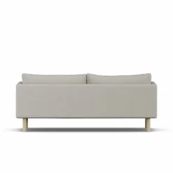 Best 1898 Linnevik soffa Same Grey 6673-vitoljad ek 3-sits
