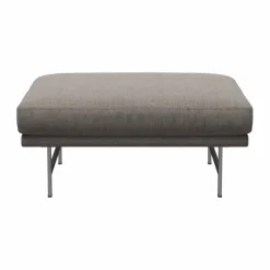 Discount Fritz Hansen Lissoni PL110 pouf 67x90 cm Clay 012-rostfritt stål
