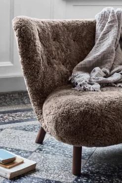 Outlet &Tradition Little Petra VB2 soffa Oljad valnöt-Sahara