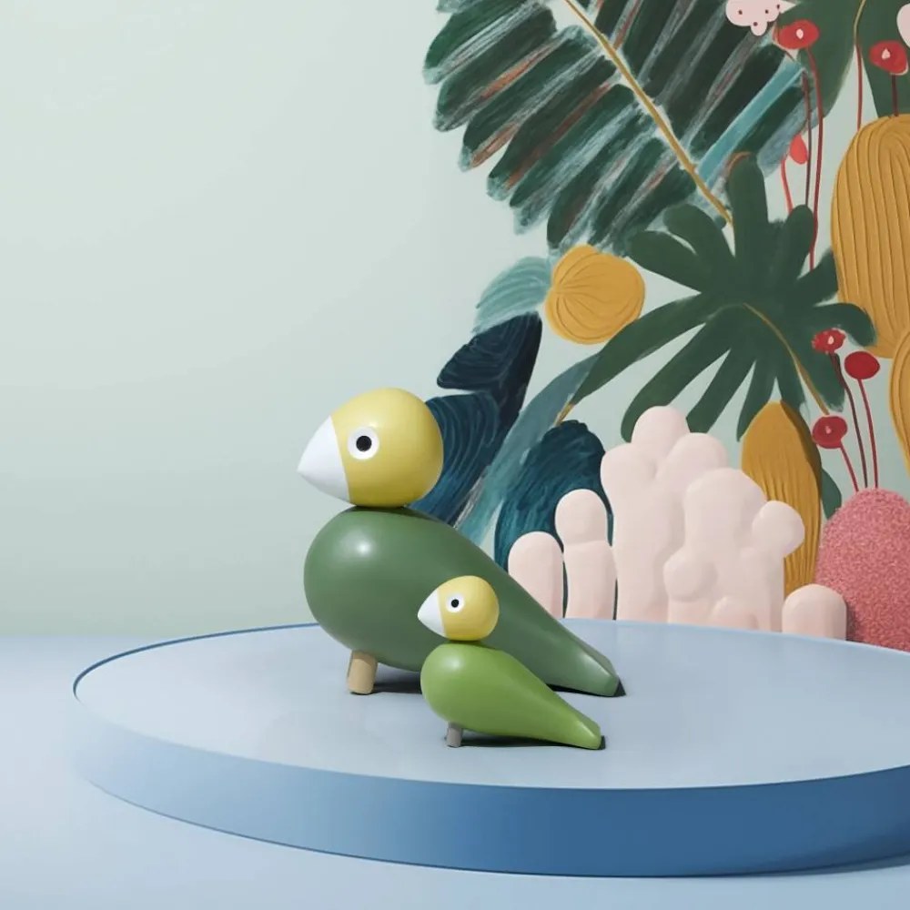 Discount Kay Bojesen Denmark Liv & Lykke lovebirds 1 set Grön