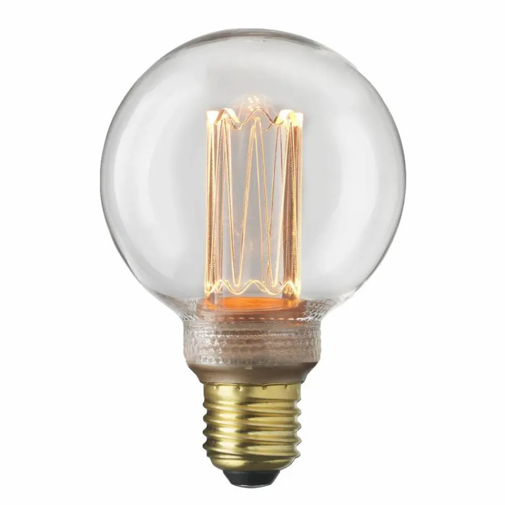 Discount Globen Lighting Ljuskälla E27 Laser LED filament glob Klar