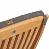 1898 Långö dyna till trädgårdsstol Dark grey