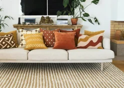 Hot Chhatwal & Jonsson Lodi kuddfodral 40x60 cm Terracotta-tan-masala yellow