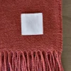 Online Scandi Living Loom bomullspläd 125x170 cm Rust