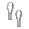 Discount Zone Denmark Loop handdukshängare magnet 2-pack Gull grey