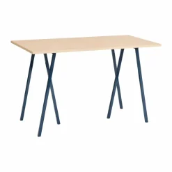 HAY Loop Stand incl. support barbord 77 5x160 cm Maroon red-clear lacq. oak