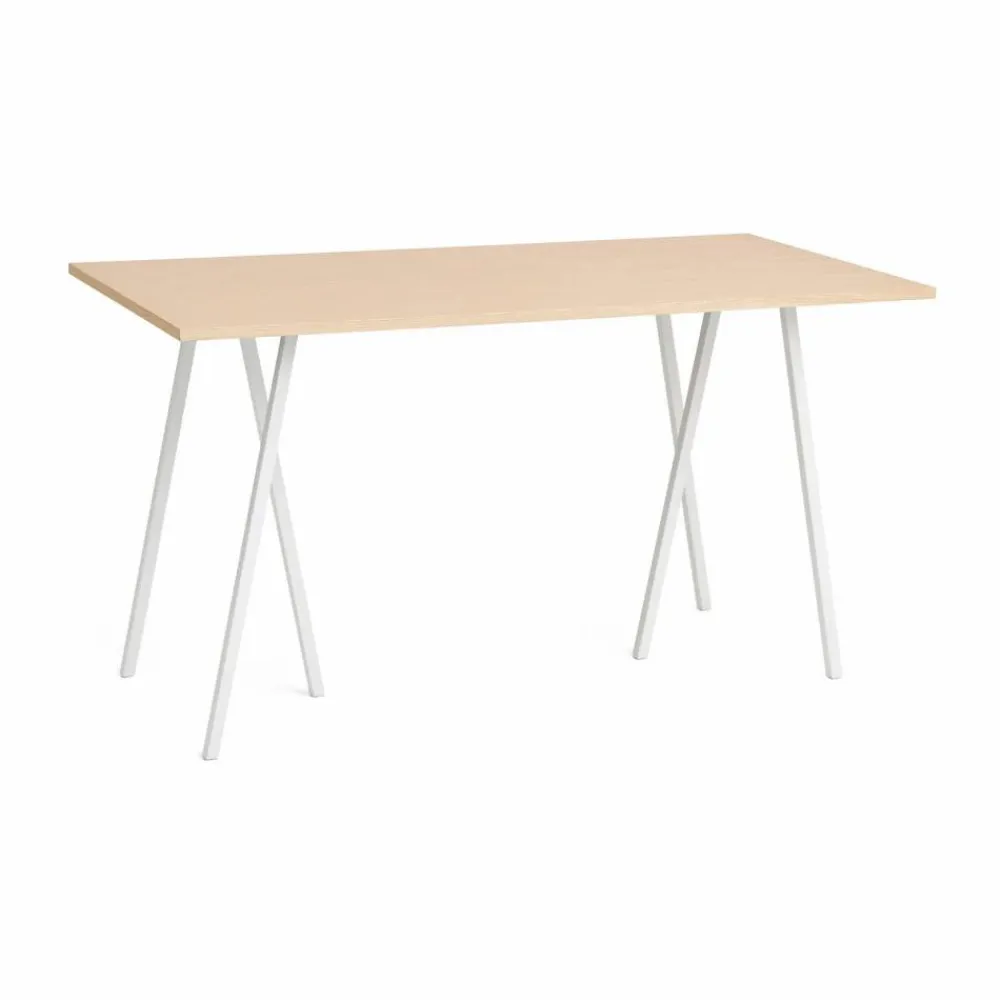 Clearance HAY Loop Stand incl. support barbord 87 5x180 cm White-clear lacq. oak