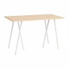 HAY Loop Stand incl. support barbord 77 5x160 cm White-clear lacq. oak