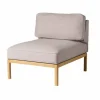 New FDB Møbler L37 7-9-13 soffmodul mittdel 70 cm Stone-lacquered oak