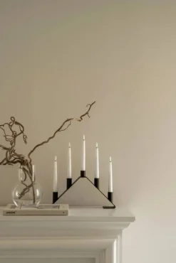 Watt & Veke Luna adventsljusstake Black