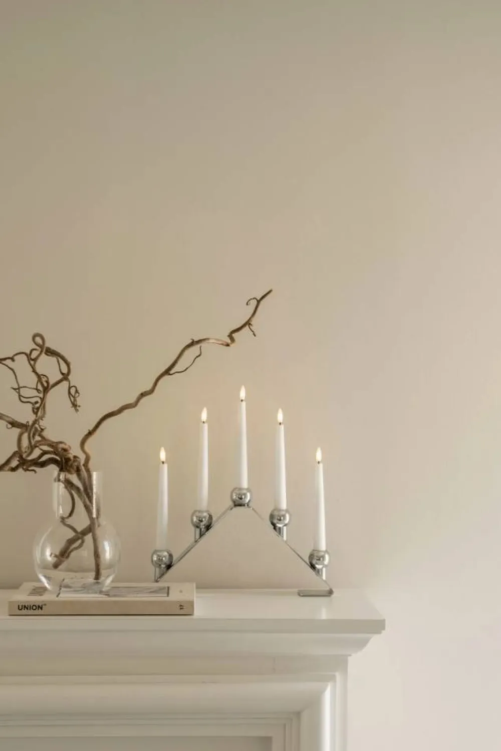 Clearance Watt & Veke Luna adventsljusstake Chrome
