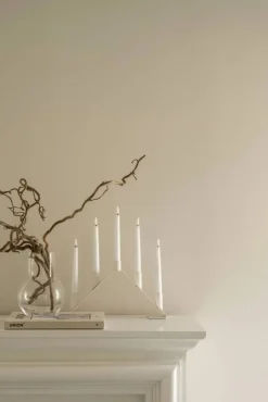 Watt & Veke Luna adventsljusstake White