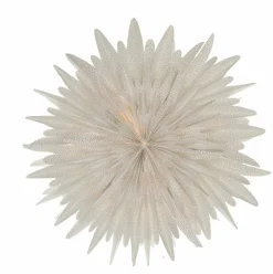 Scandi Living Luna adventsstjärna vit med prickar Ø80 cm