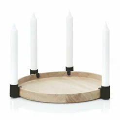 Best Applicata Luna maxi ljusstake Ek-svart