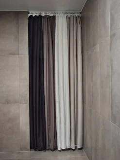 Outlet Zone Denmark Lux duschdraperi Taupe 180x200 cm