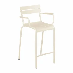 Hot Fermob Luxembourg barstol med armstöd Latte beige (beige)